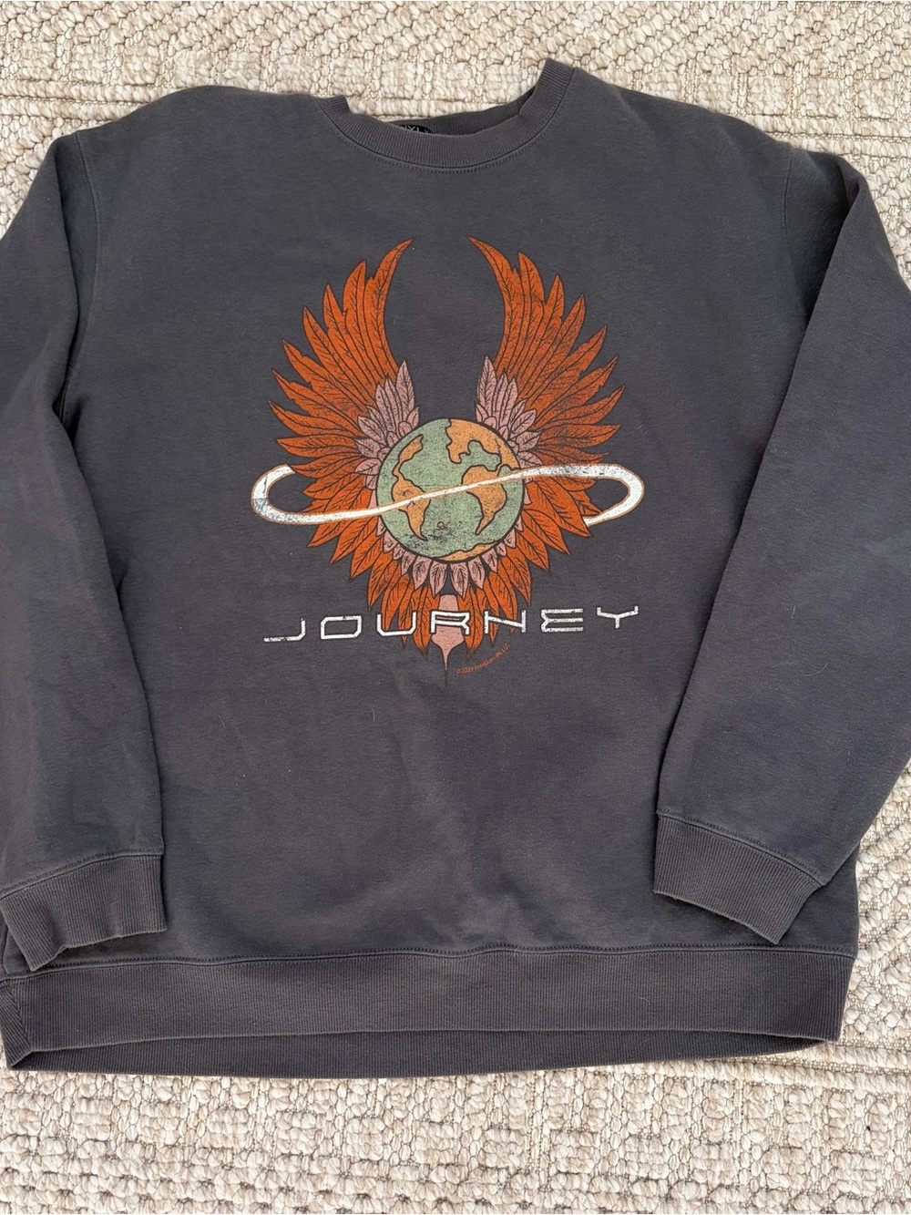 Journey Graphic Crewneck Sweatshirt - dark grey